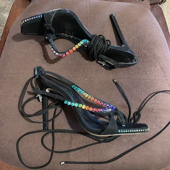 SCHUTZ rainbow sandal heels - Picture 8 of 12